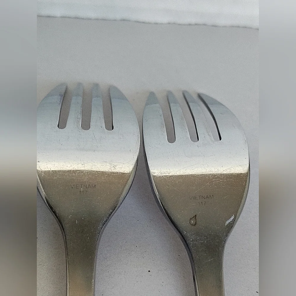 Oneida Stainless JOANN Dinner Forks JOANNE Set of 4 Frosted Glossy Flatware #